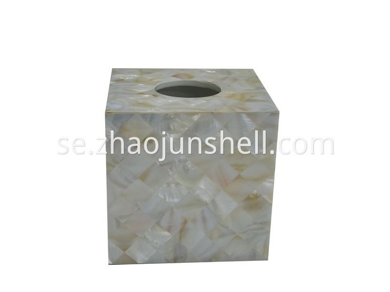 freshwater shell tissue box